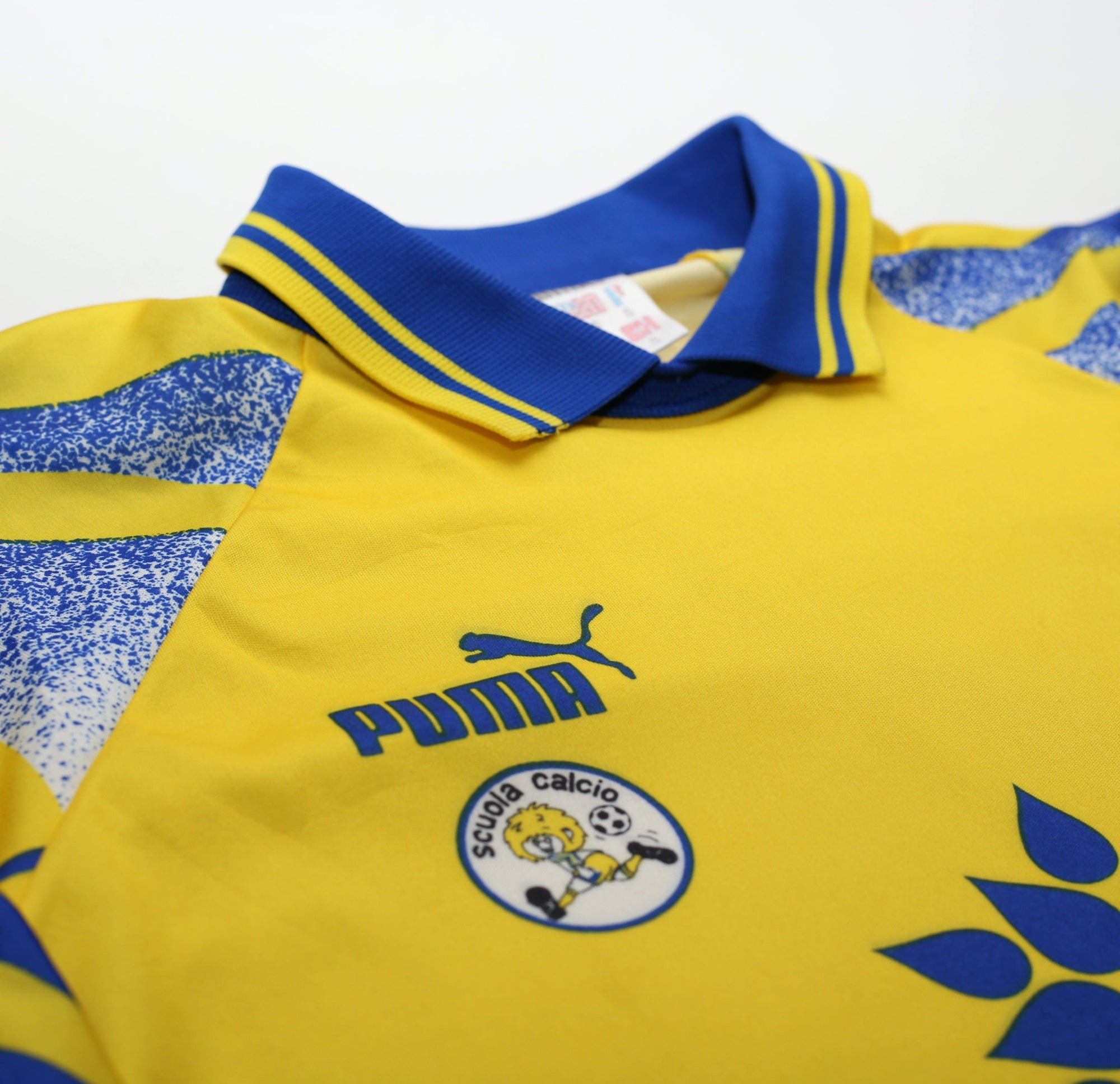 1995/97 ZOLA #10 Parma Vintage PUMA Home Football Shirt Jersey (S/M) Italy