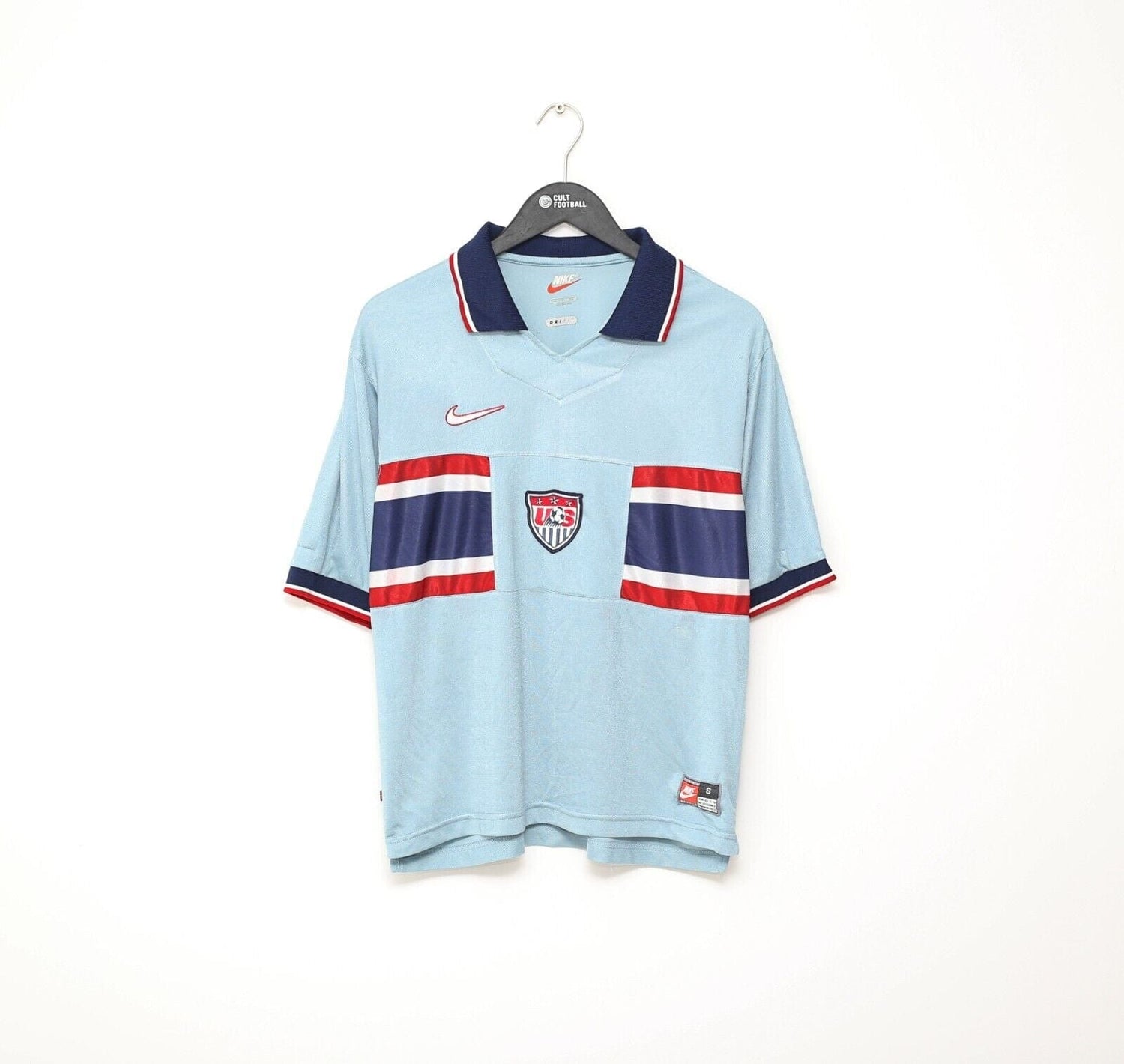 1995/98 USA Vintage Nike Away Football Shirt Jersey (S/M