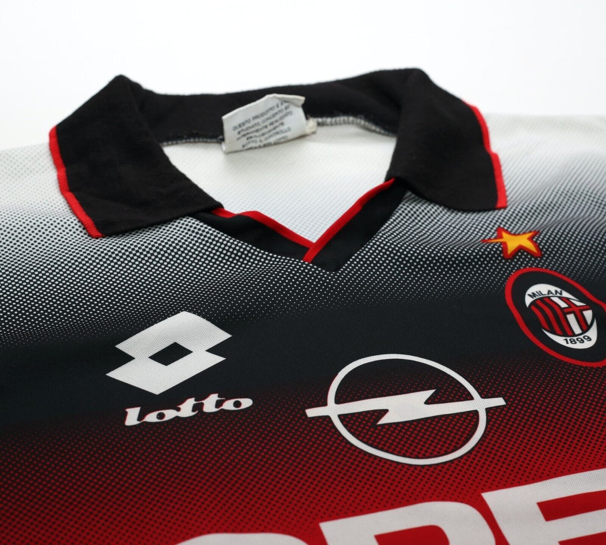 1996/97 AC MILAN Vintage Lotto Football Training Shirt (L)