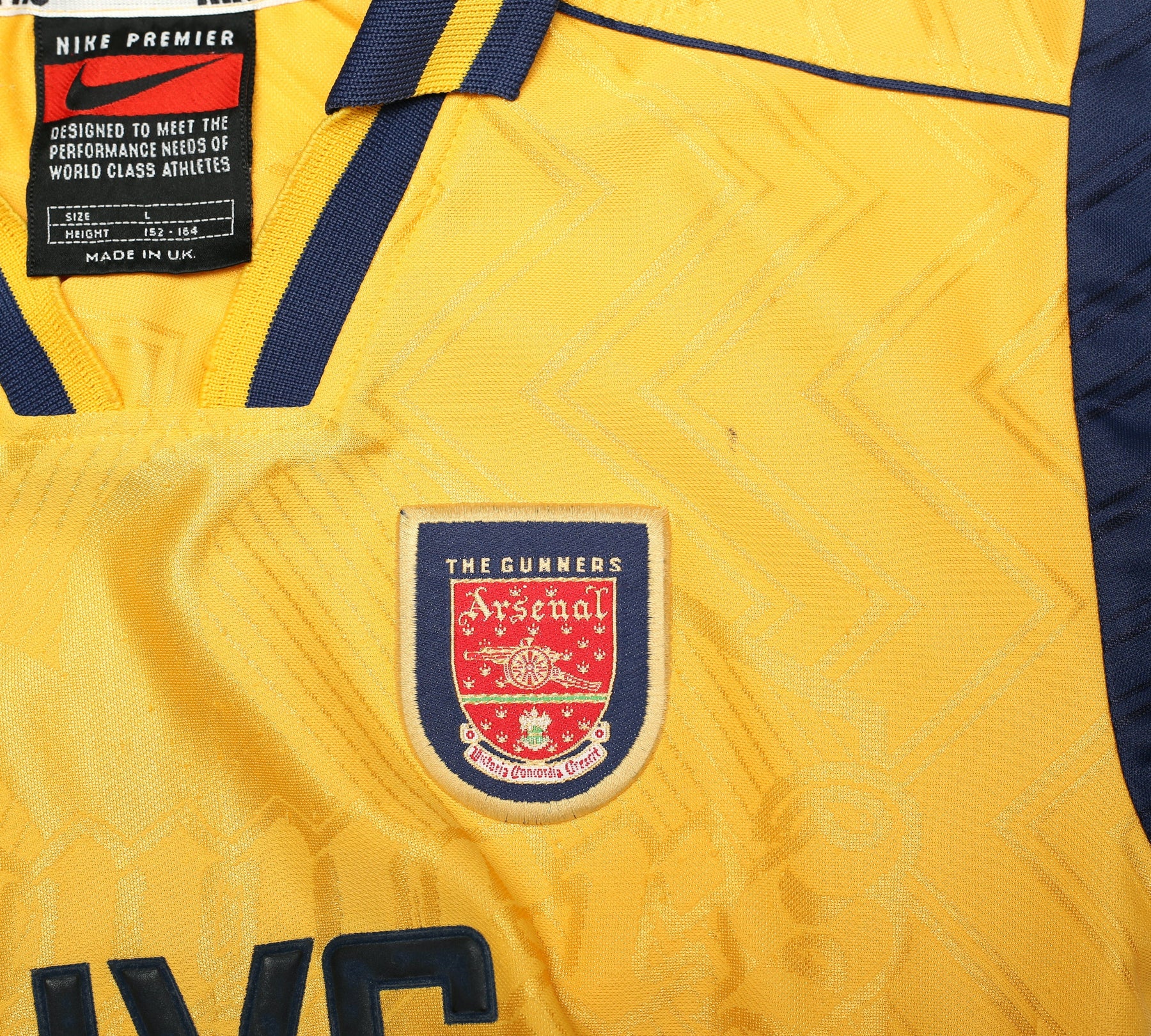 Foulard Vintage Arsenal, écharpe Supporter Club De Foot, Ancien
