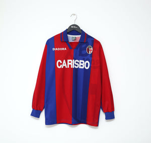 1996/97 BOLOGNA Vintage Diadora Home LS Football Shirt Jersey (M/L)