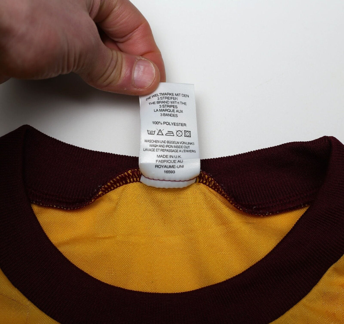 1996/97 BURNLEY FC Vintage adidas Away Football Shirt (XXL)