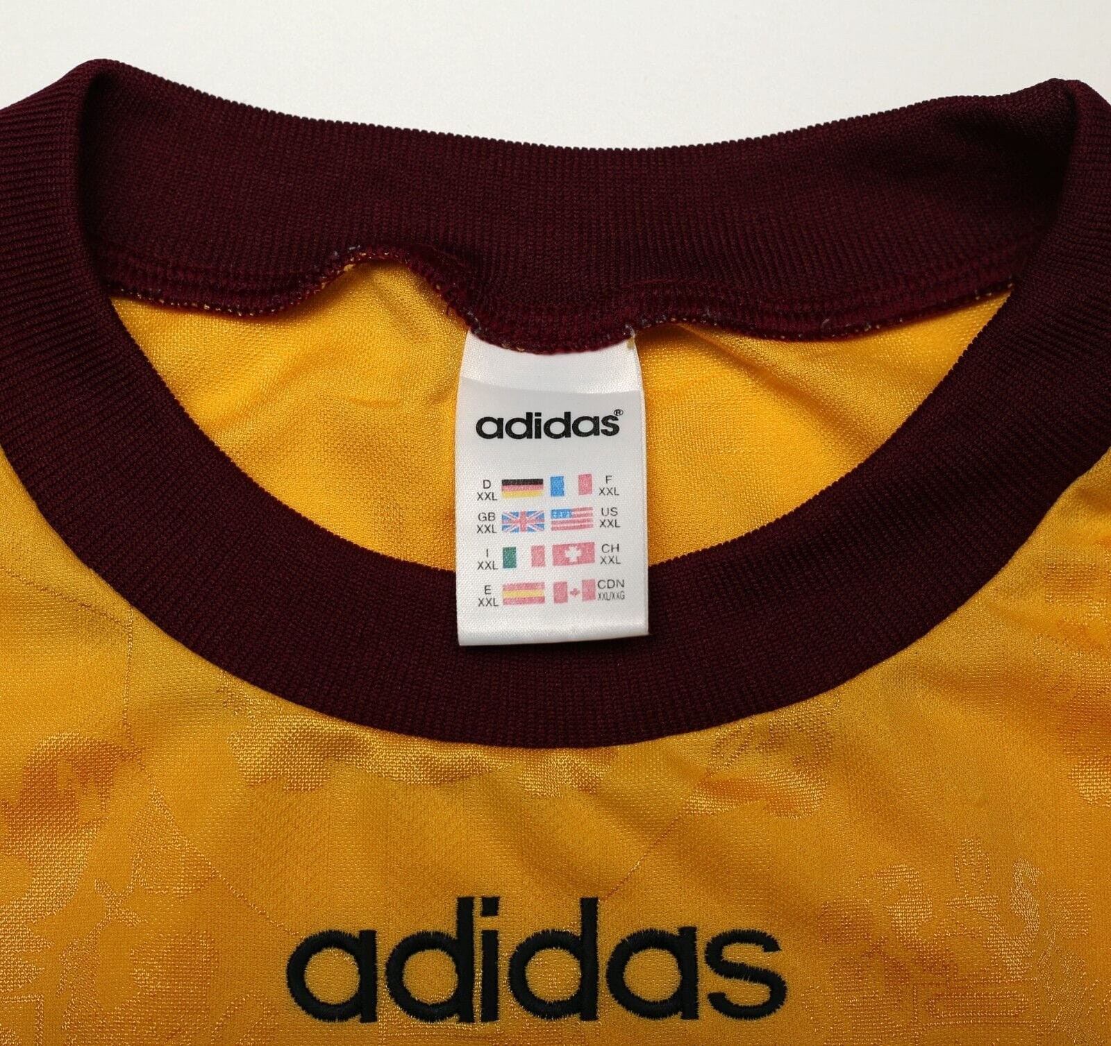 1996/97 BURNLEY FC Vintage adidas Away Football Shirt (XXL)