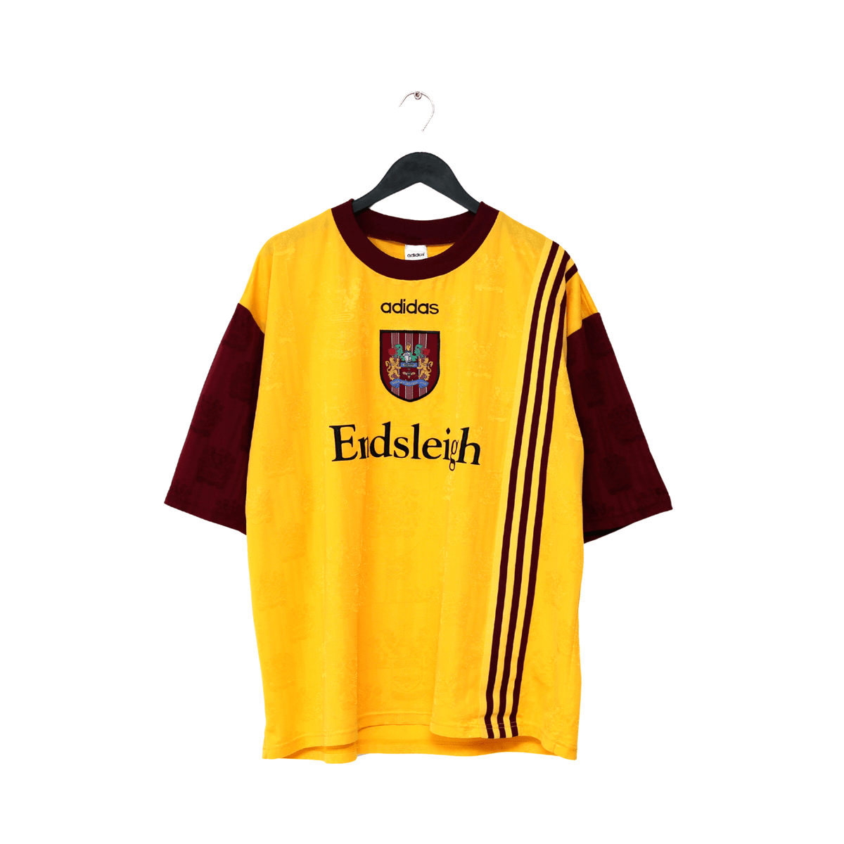 1996/97 BURNLEY FC Vintage adidas Away Football Shirt (XXL)