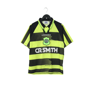 1996/97 Cadete #11 Celtic Vintage Umbro Away Football Shirt (M)