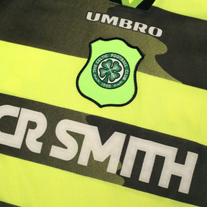 1996/97 Cadete #11 Celtic Vintage Umbro Away Football Shirt (M)