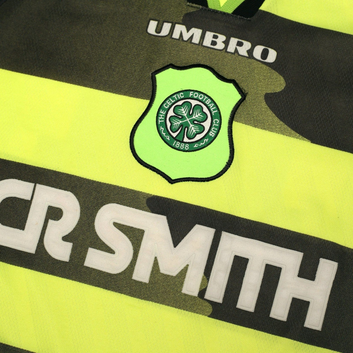 1996/97 Cadete #11 Celtic Vintage Umbro Away Football Shirt (M)