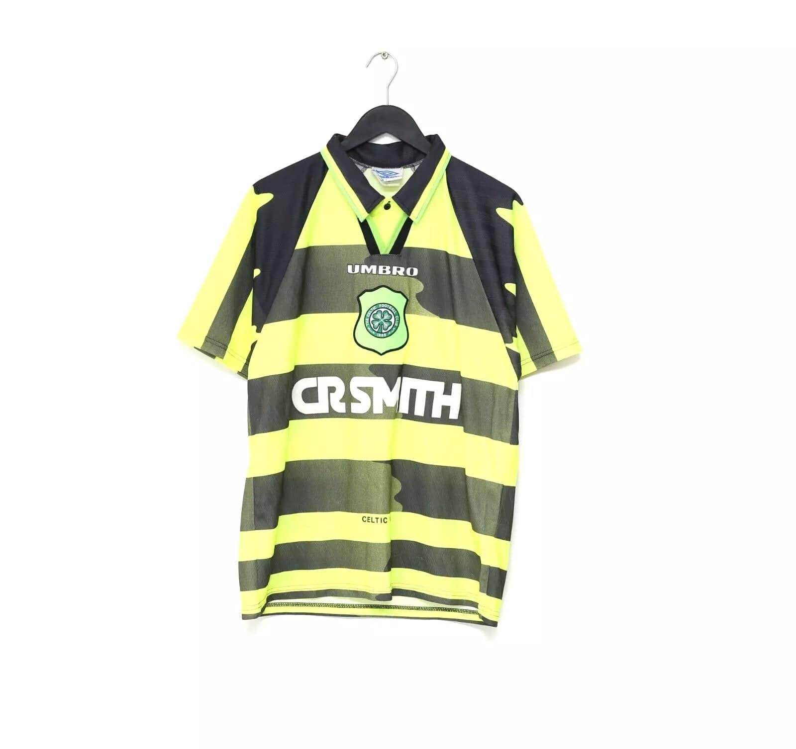 1996/97 CADETTE #11 Celtic Vintage Umbro Away Football Shirt (L)