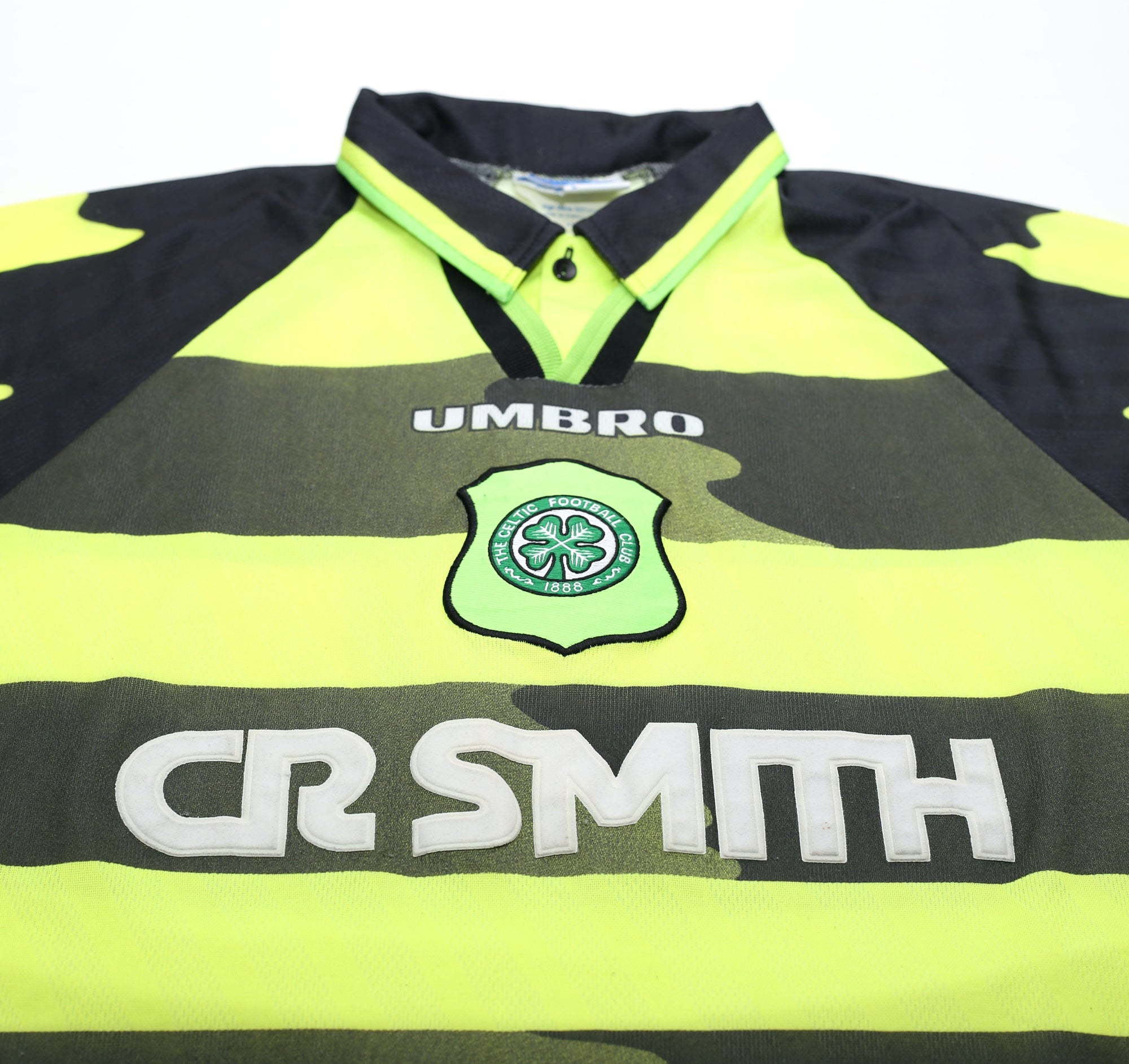 1996/97 CADETTE #11 Celtic Vintage Umbro Away Football Shirt (L)