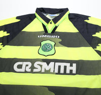 1996/97 CADETTE #11 Celtic Vintage Umbro Away Football Shirt (L)