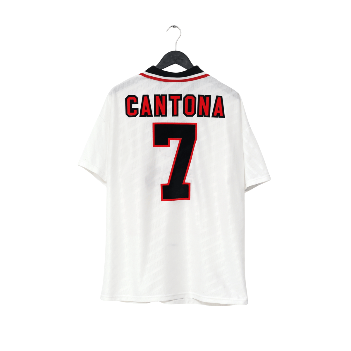 1996/97 Cantona #7 Manchester United Vintage Umbro Away Football Shirt (XL)
