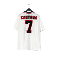 1996/97 Cantona #7 Manchester United Vintage Umbro Away Football Shirt (XL)