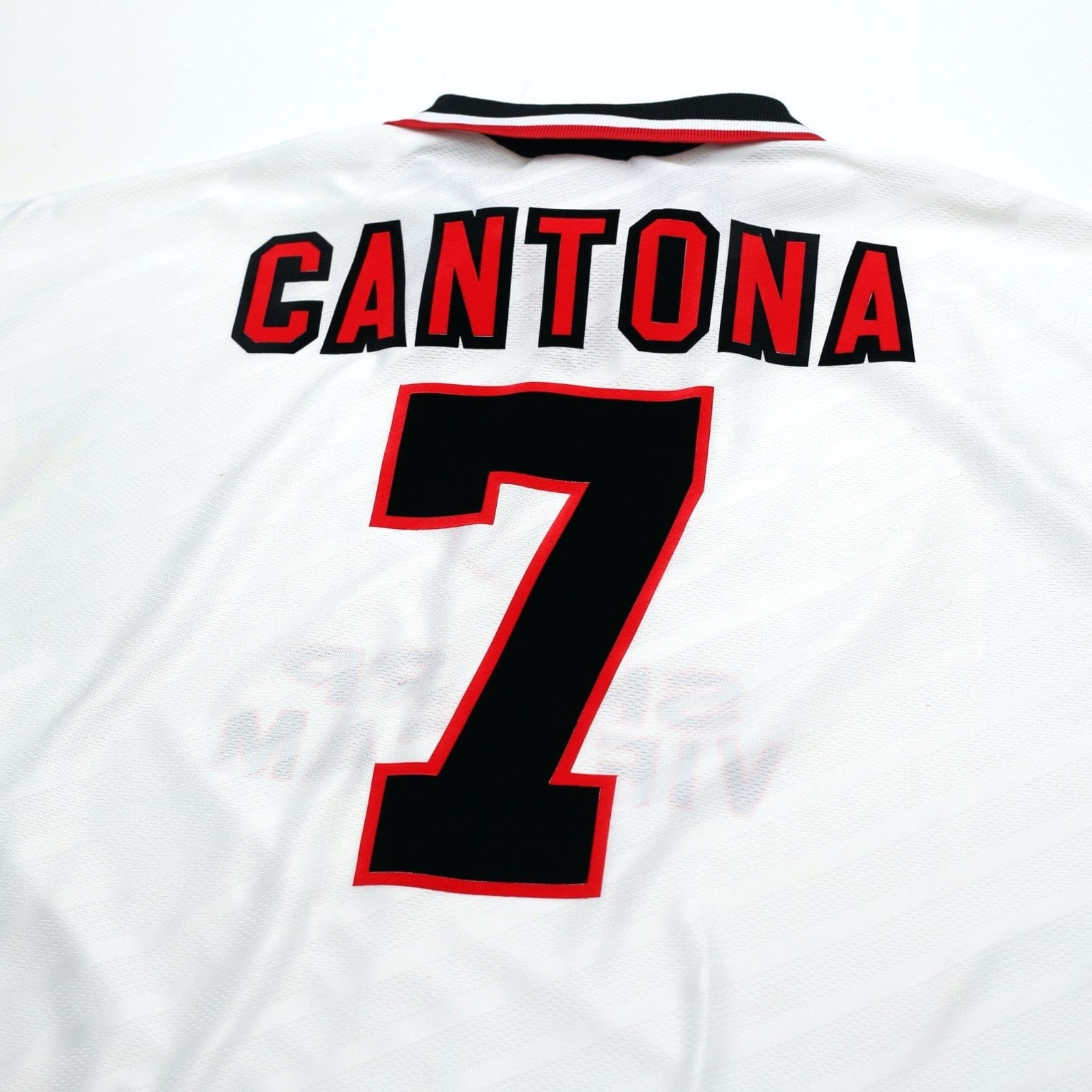 1996/97 Cantona #7 Manchester United Vintage Umbro Away Football Shirt (XL)