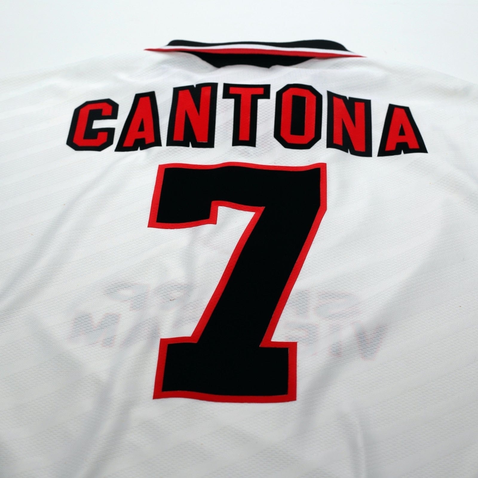 1996/97 Cantona #7 Manchester United Vintage Umbro Away Football Shirt (XL)