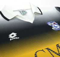 1996/97 CARDIFF CITY Vintage Lotto Away Football Shirt (M)