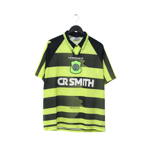 1996/97 Di Canio #7 Celtic Vintage Umbro Away Football Shirt (L/XL)