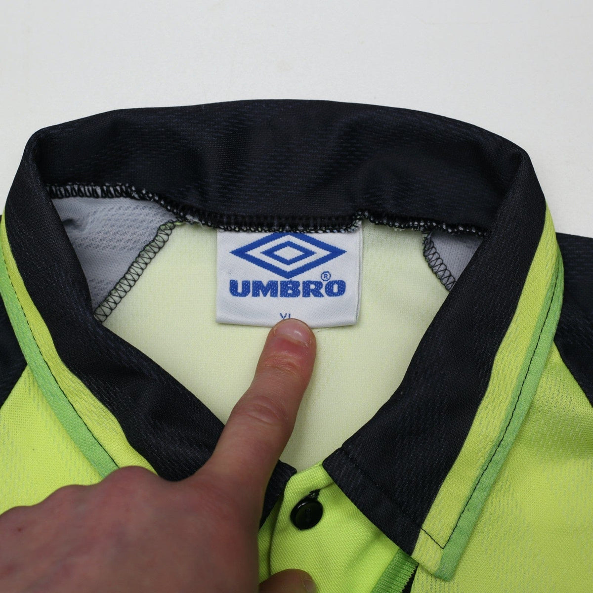 1996/97 Di Canio #7 Celtic Vintage Umbro Away Football Shirt (L/XL)