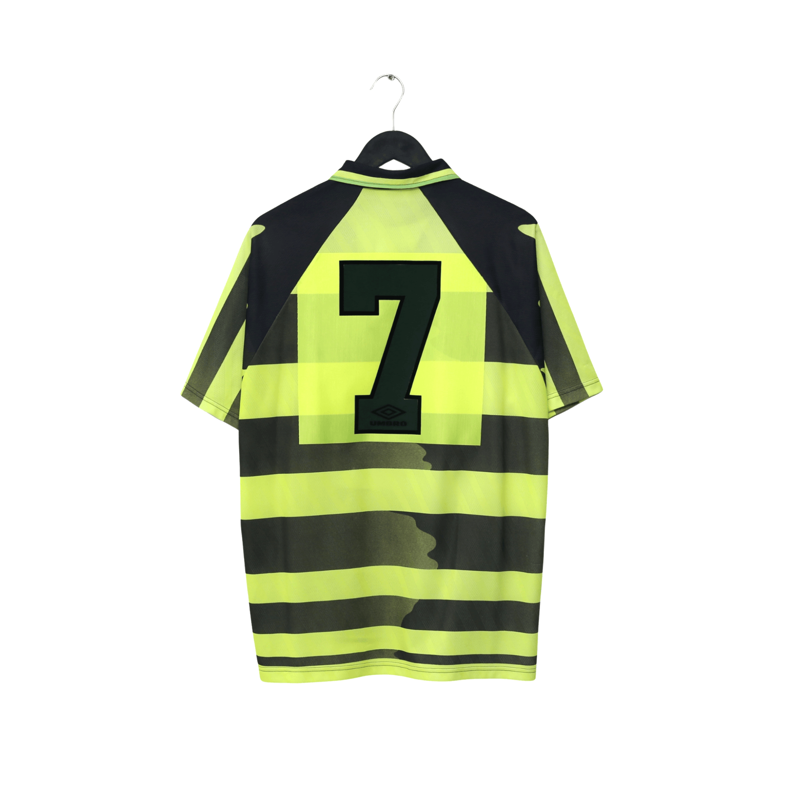 1996/97 Di Canio #7 Celtic Vintage Umbro Away Football Shirt (L/XL)