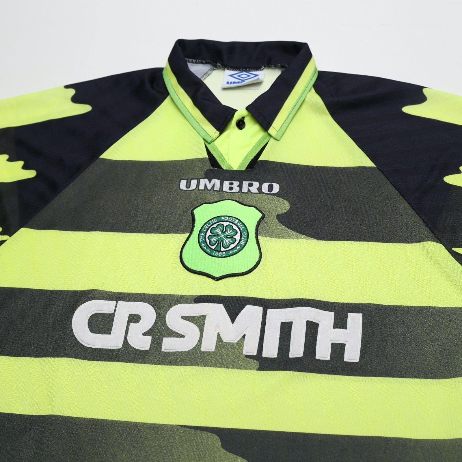 1996/97 Di Canio #7 Celtic Vintage Umbro Away Football Shirt (L/XL)
