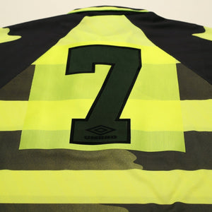 1996/97 Di Canio #7 Celtic Vintage Umbro Away Football Shirt (L/XL)