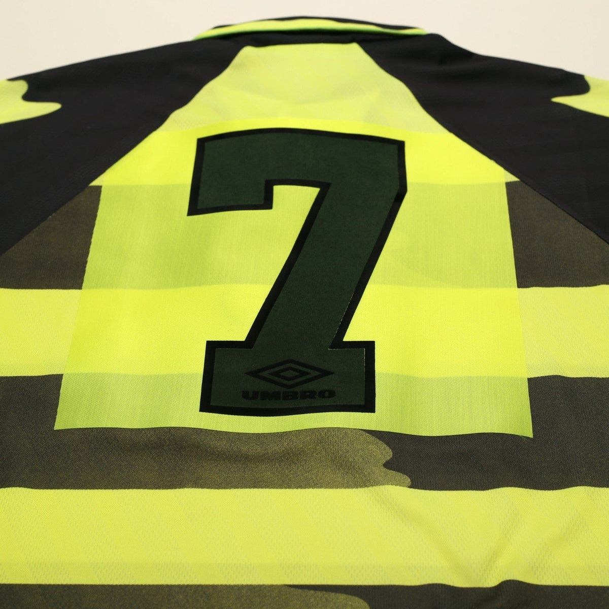 1996/97 Di Canio #7 Celtic Vintage Umbro Away Football Shirt (L/XL)