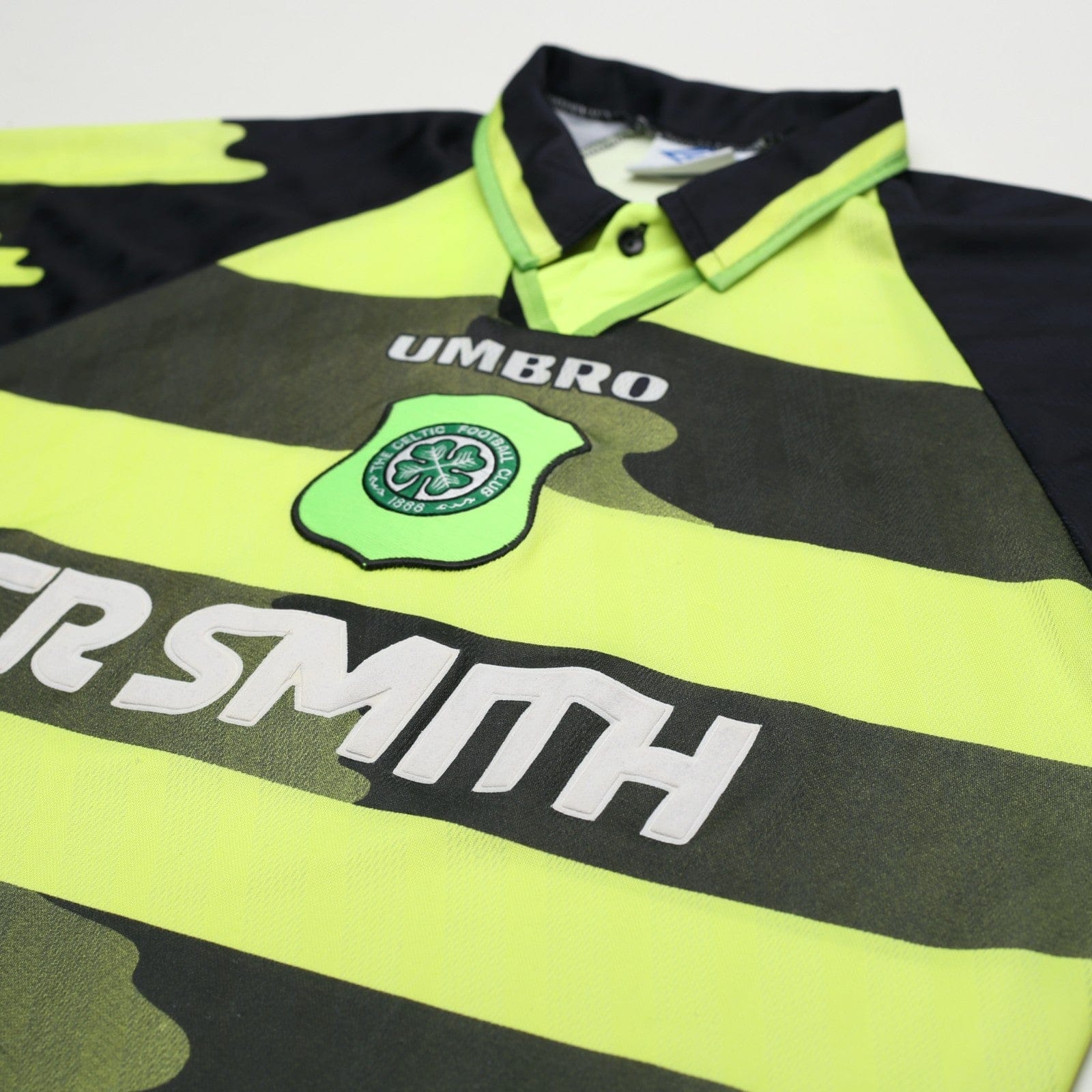 1996/97 Di Canio #7 Celtic Vintage Umbro Away Football Shirt (L/XL)