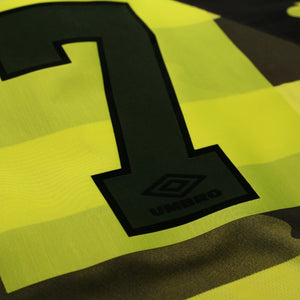 1996/97 Di Canio #7 Celtic Vintage Umbro Away Football Shirt (L/XL)