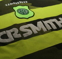 1996/97 DI CANIO #7 Celtic Vintage Umbro Away Football Shirt (XL/XXL)