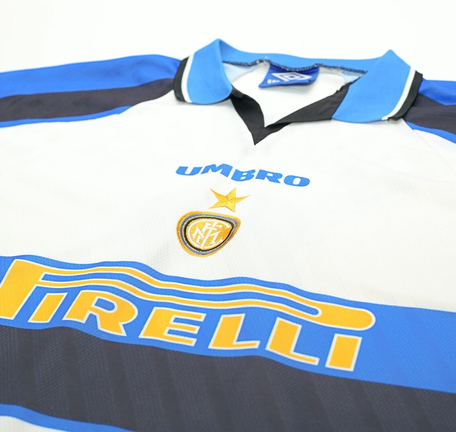 1996/97 DJORAEFF #6 Inter Milan Vintage Umbro Away Football Away Shirt