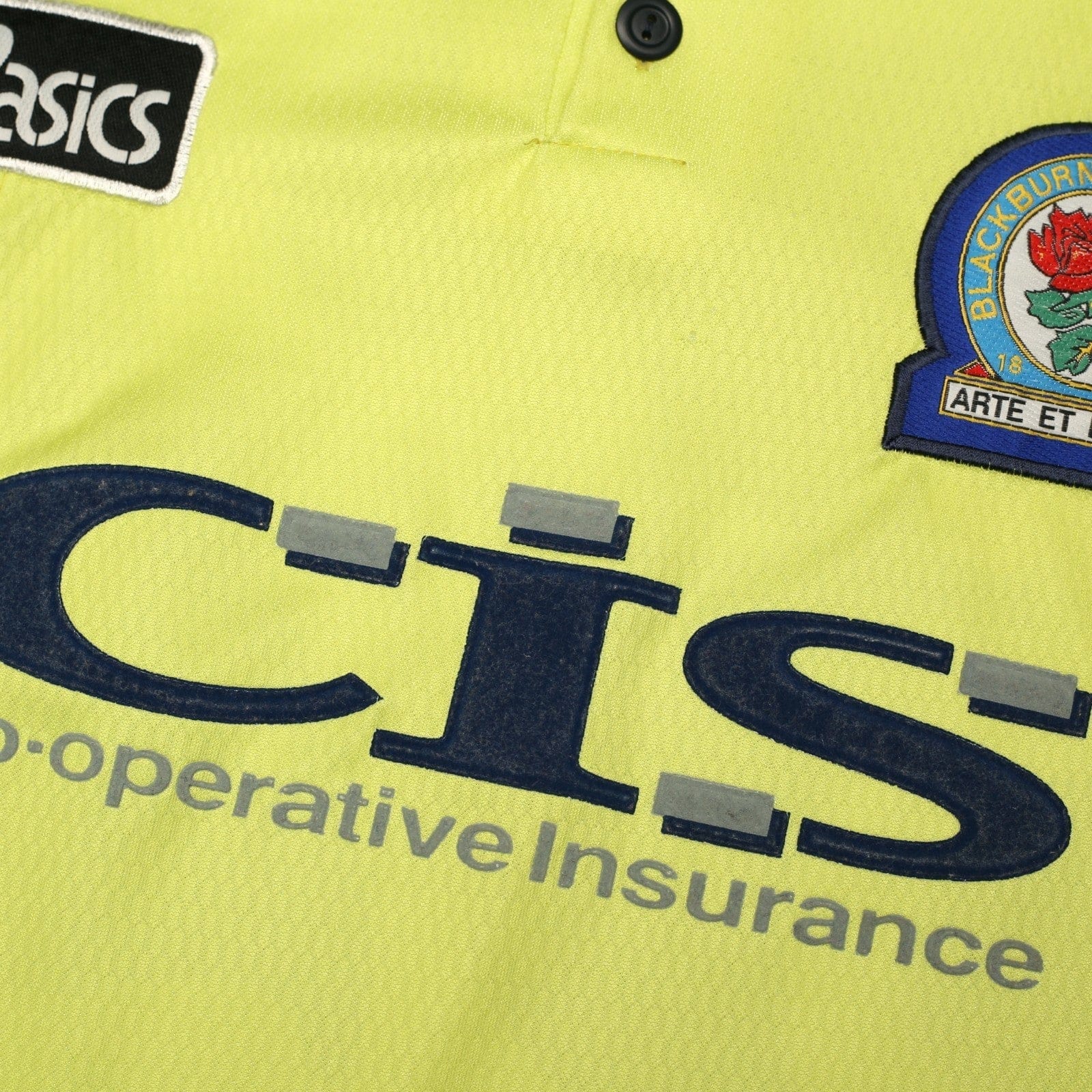 1996/97 Duff #32 Blackburn Rovers Vintage ASICS Away Football Shirt (XL)