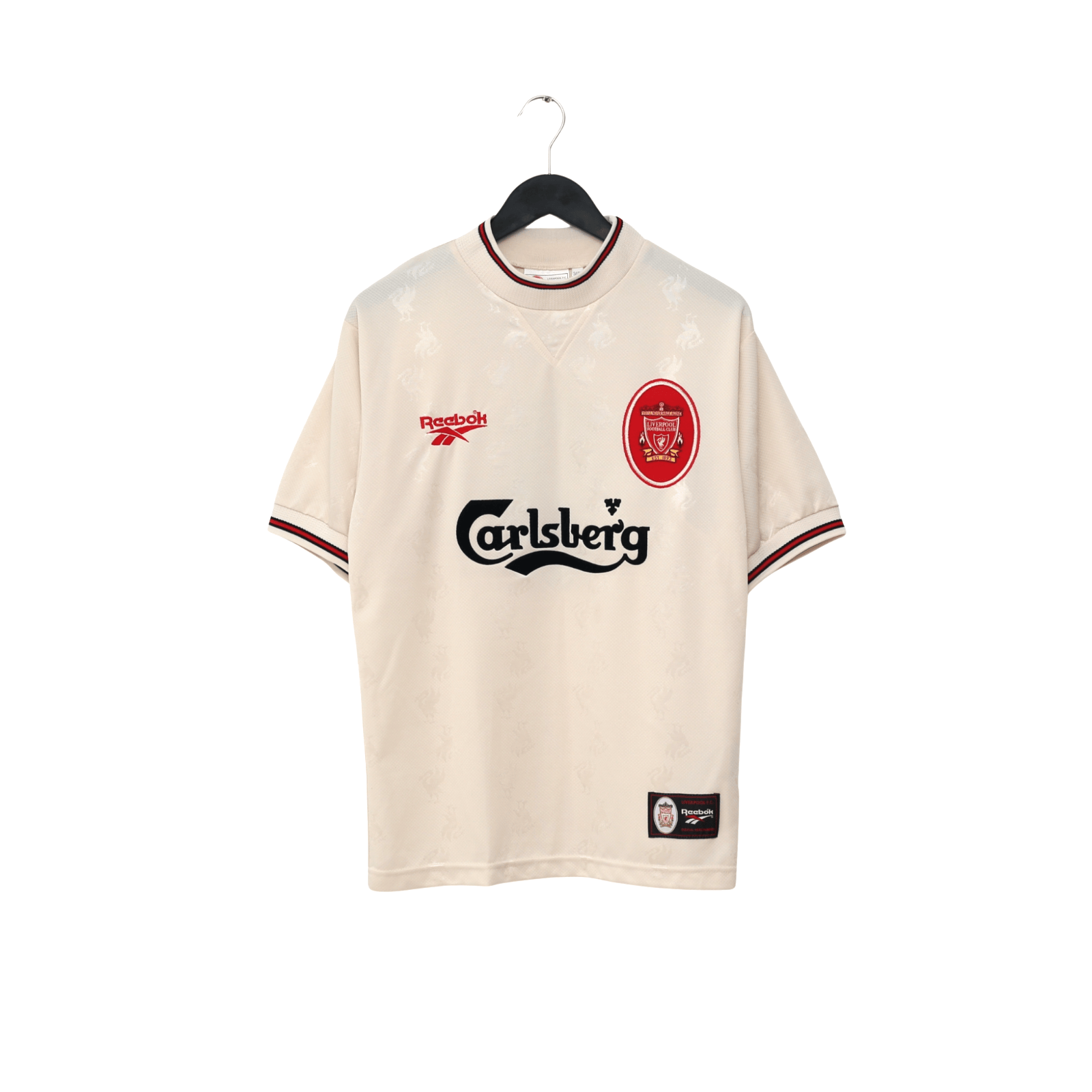 1996/97 Fowler #9 Liverpool Vintage Reebok Away Football Shirt (S) 34/36
