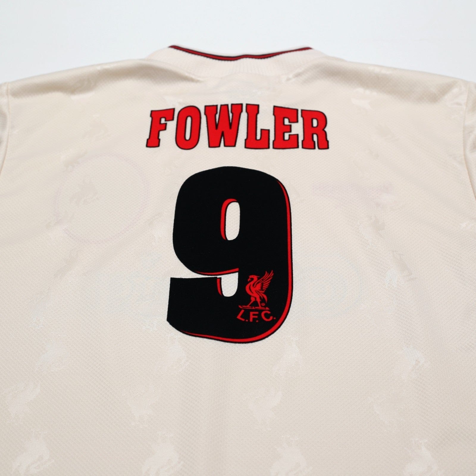 1996/97 Fowler #9 Liverpool Vintage Reebok Away Football Shirt (S) 34/36