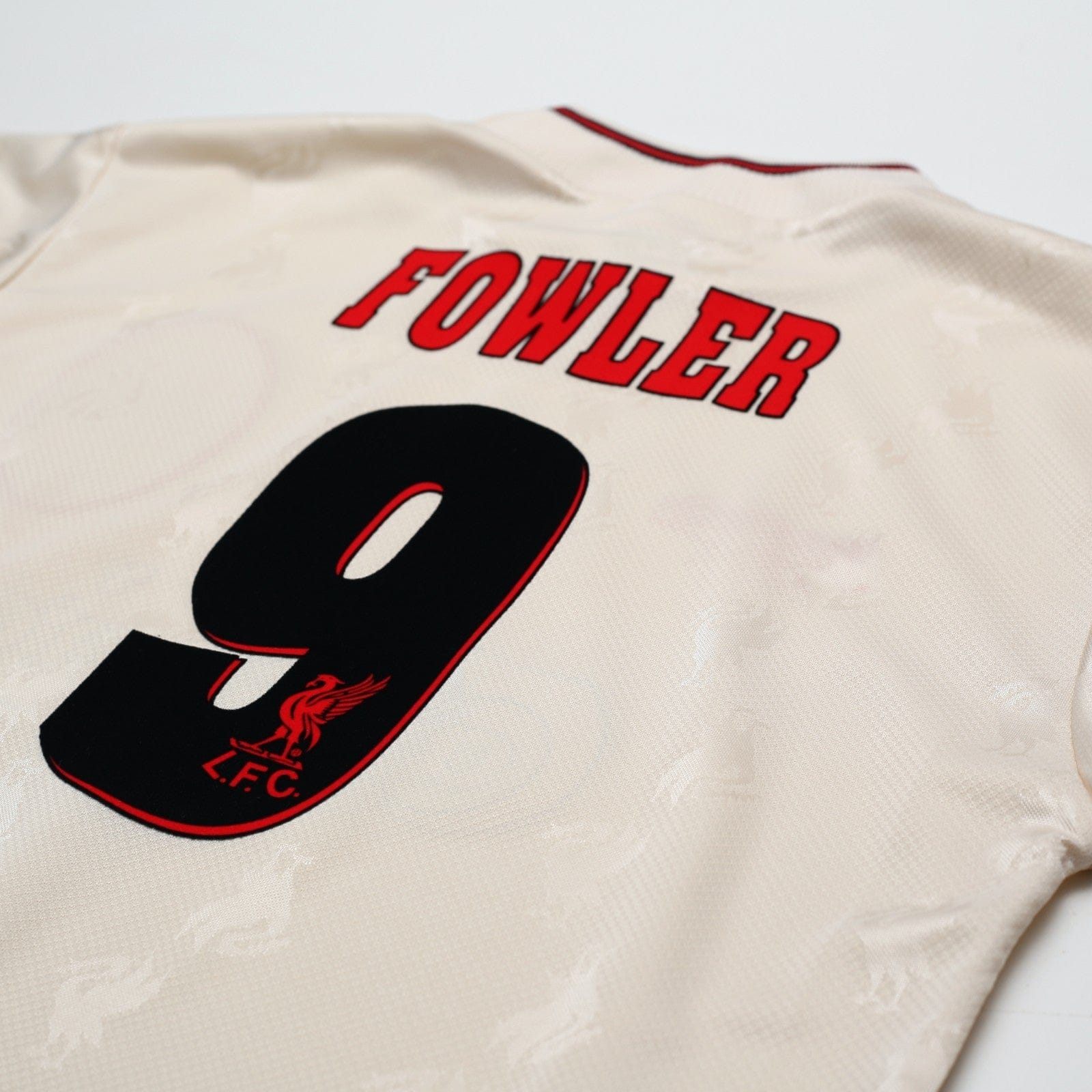 1996/97 Fowler #9 Liverpool Vintage Reebok Away Football Shirt (S) 34/36