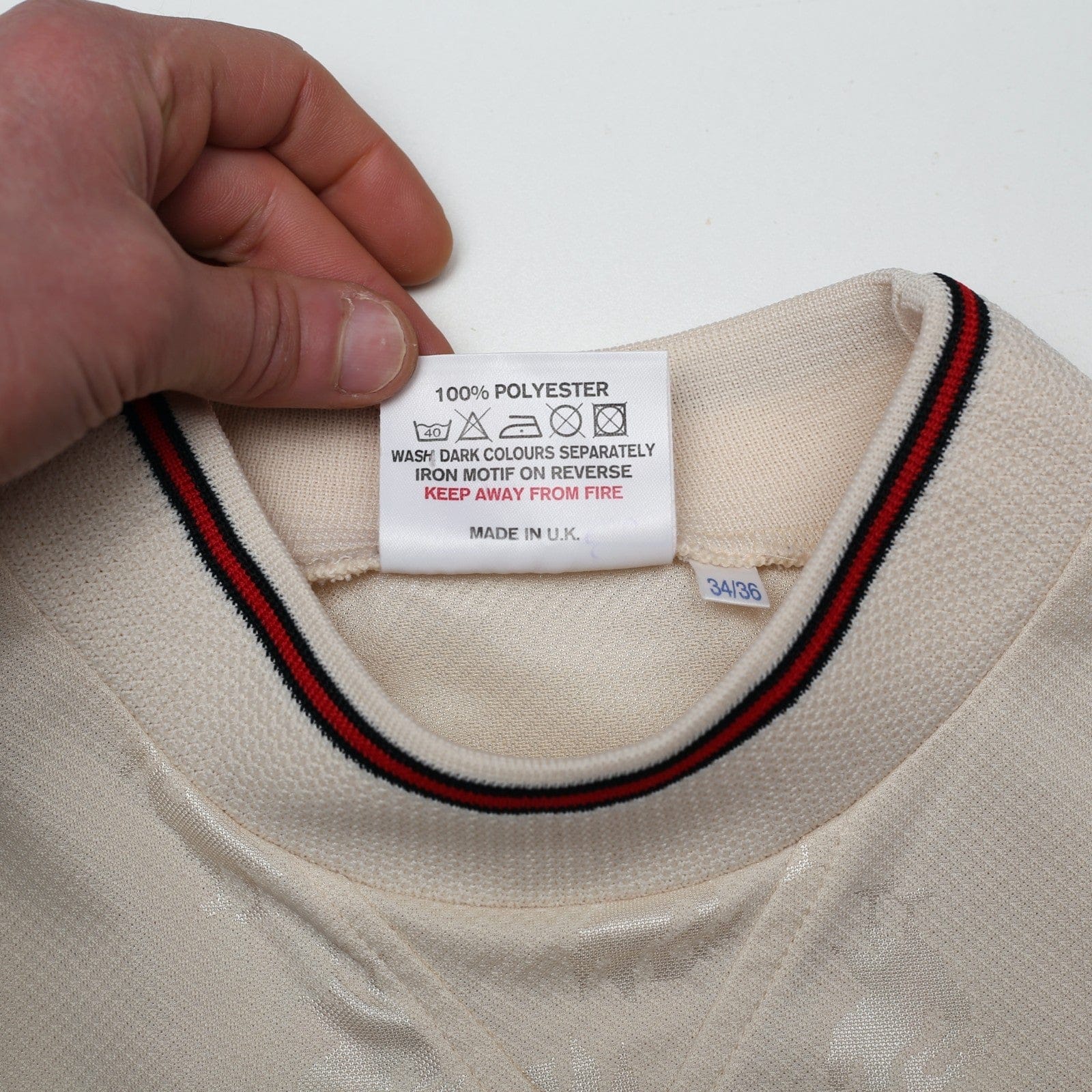 1996/97 Fowler #9 Liverpool Vintage Reebok Away Football Shirt (S) 34/36