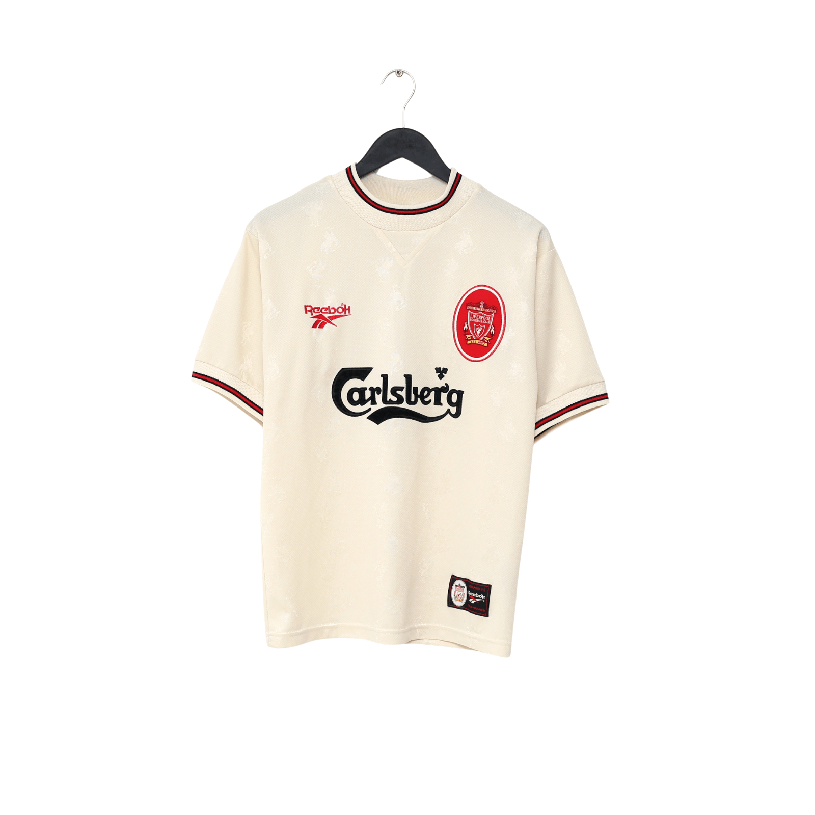 1996/97 FOWLER #9 Liverpool Vintage Reebok Away Football Shirt (S) 34/36