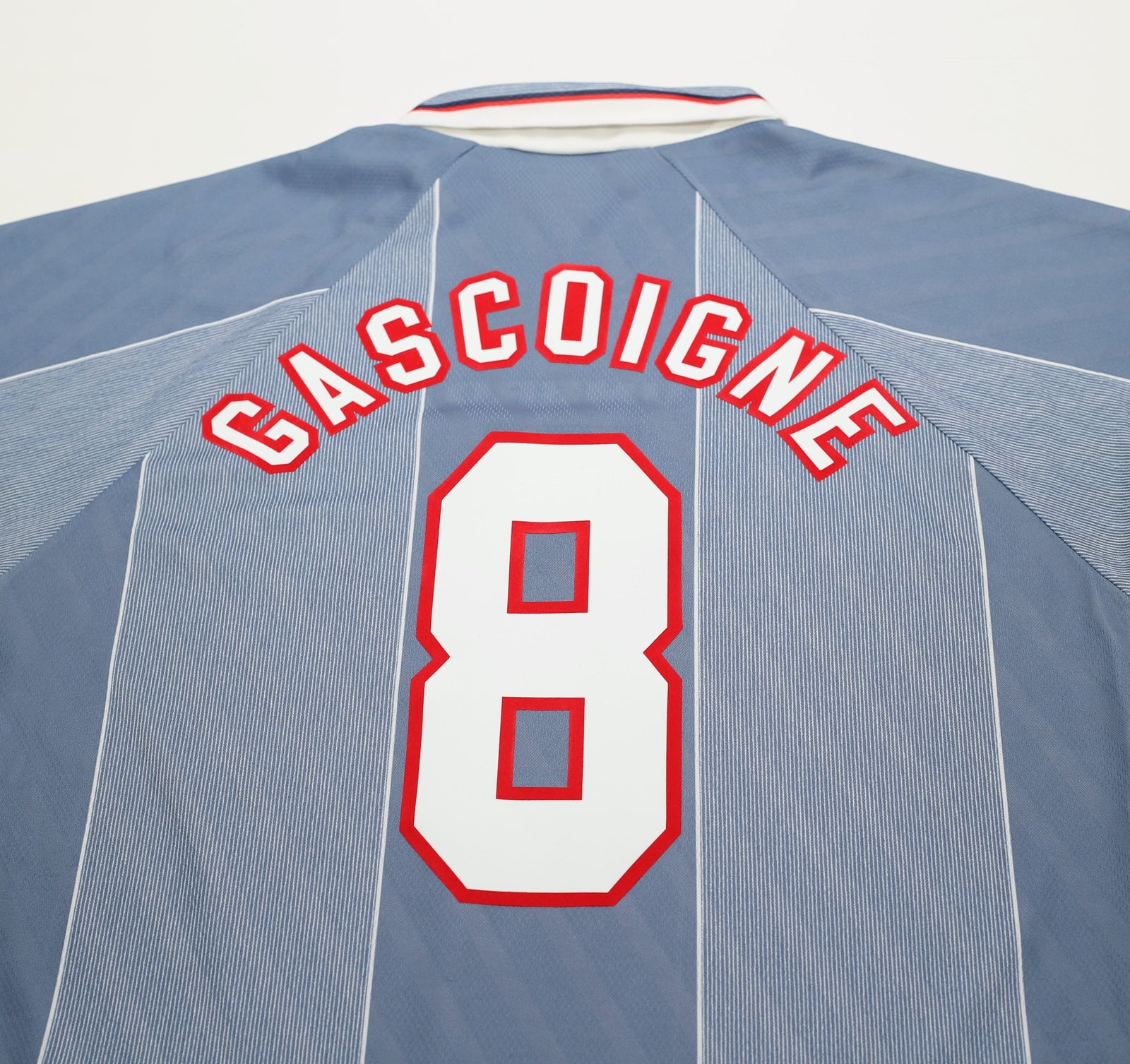 1996/97 GASCOIGNE #8 England Vintage Umbro Away Football