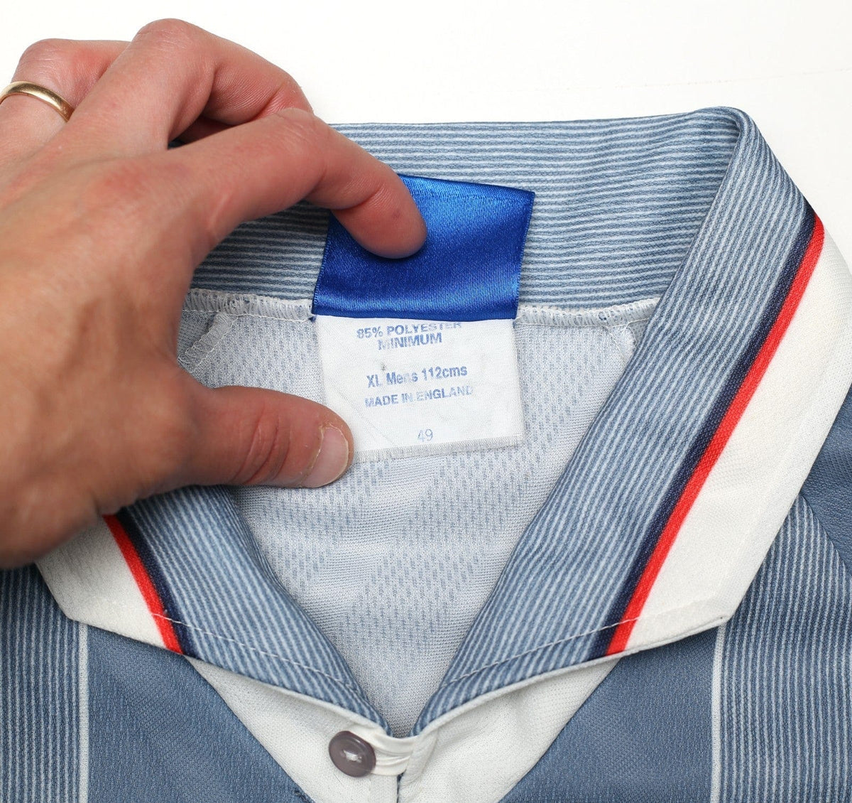 1996/97 GASCOIGNE #8 England Vintage Umbro Away Football Shirt (XL) Euro 96