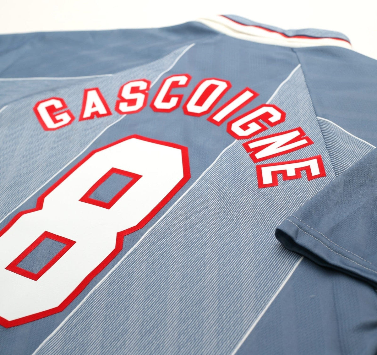 1996/97 GASCOIGNE #8 England Vintage Umbro Away Football Shirt (XL) Euro 96