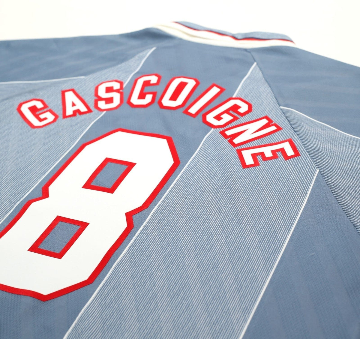 1996/97 GASCOIGNE #8 England Vintage Umbro Away Football Shirt (XL) Euro 96
