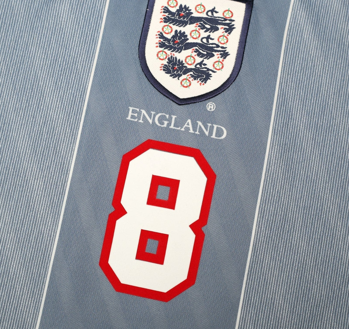 1996/97 GASCOIGNE #8 England Vintage Umbro Away Football Shirt (XL) Euro 96