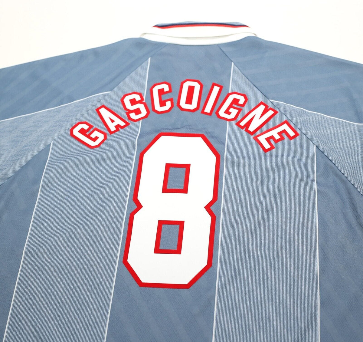 1996/97 GASCOIGNE #8 England Vintage Umbro Away Football Shirt (XL) Euro 96