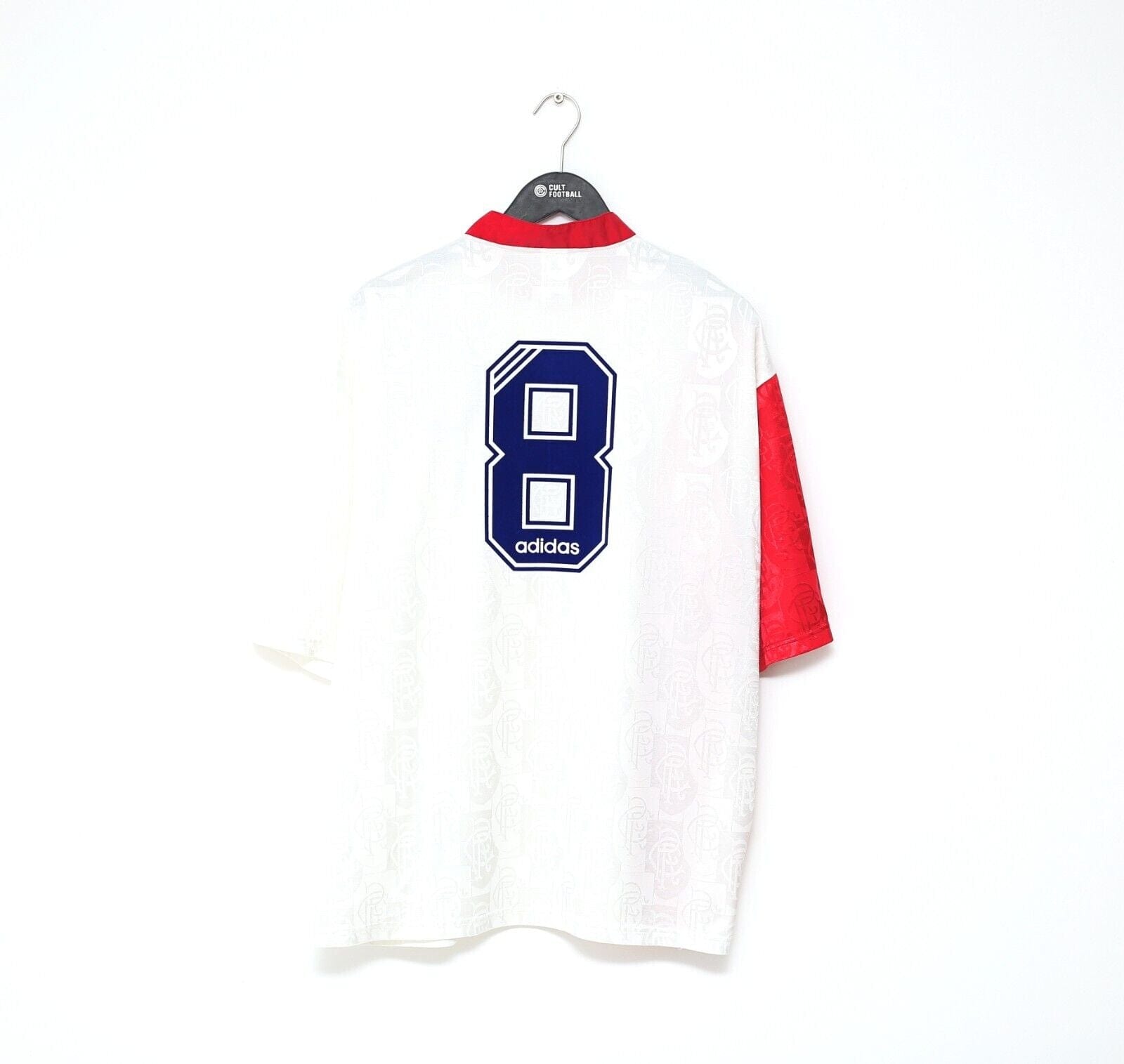 1996 97 GASCOIGNE 8 Rangers Vintage adidas Away Football Shirt Jersey Football Shirt Collective