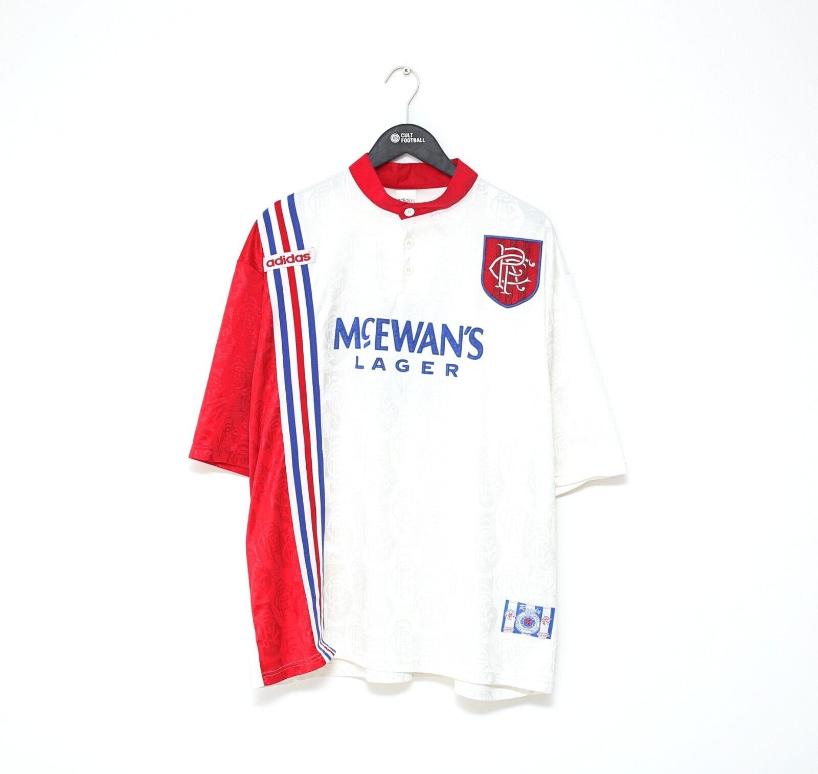 Adidas Rangers 96 Away Shirt 1996/97 GASCOIGNE #8 Rangers Vintage