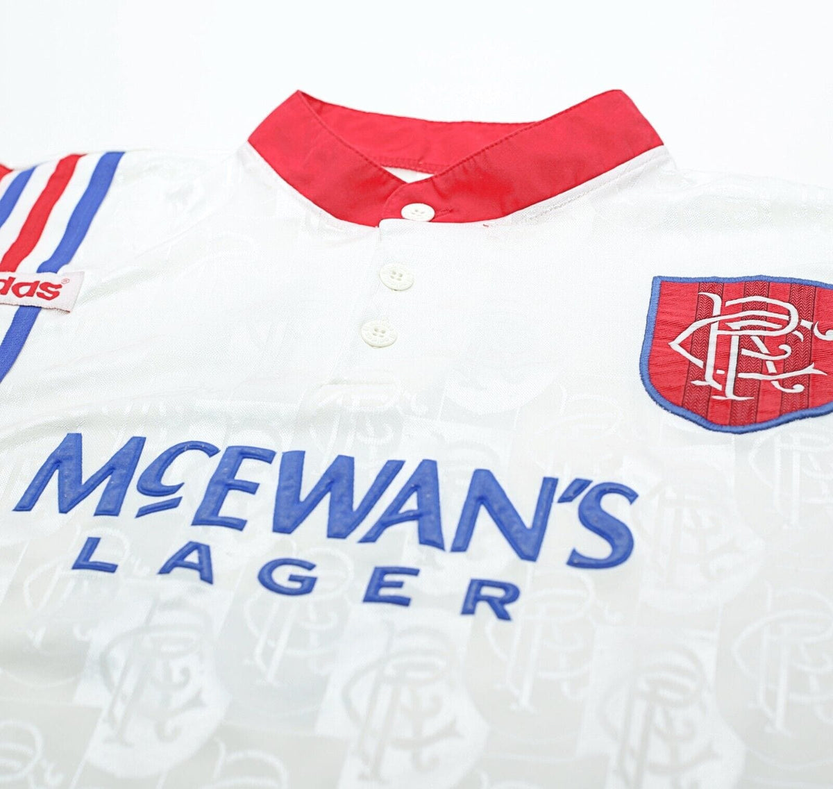 1996/97 GASCOIGNE #8 Rangers Vintage adidas Away Football Shirt Jersey –  Cult Football