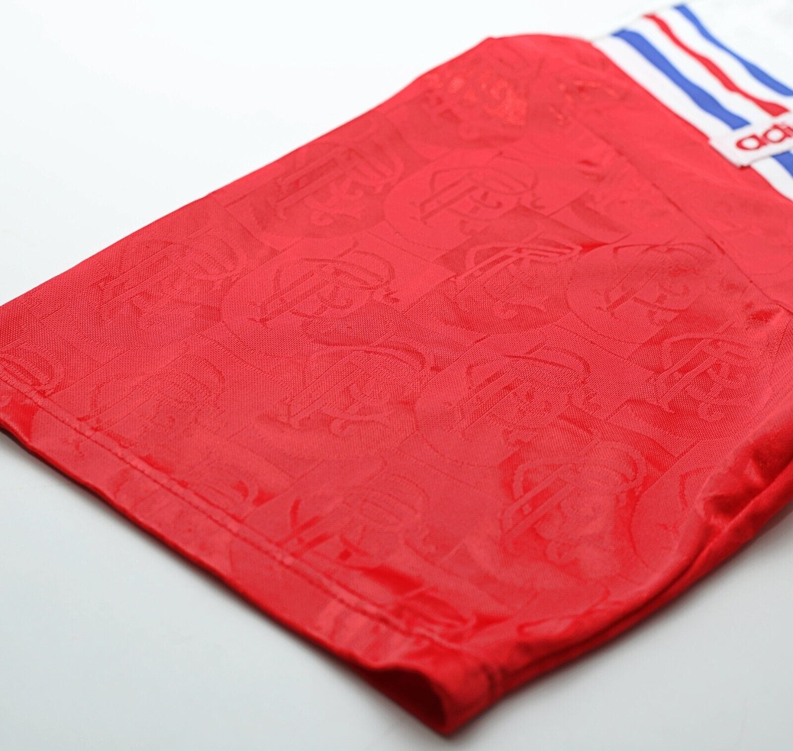 1996/97 GASCOIGNE #8 Rangers Vintage adidas Away Football Shirt Jersey (XXL)