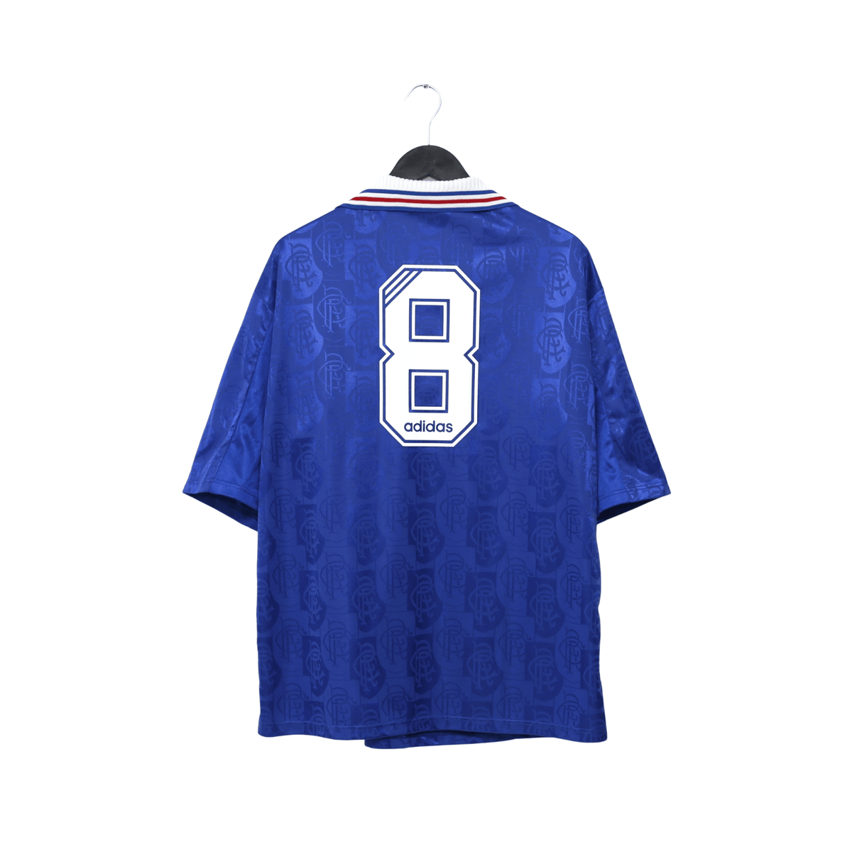 1996/97 Gascoigne #8 Rangers Vintage adidas Home Football Shirt (XL)