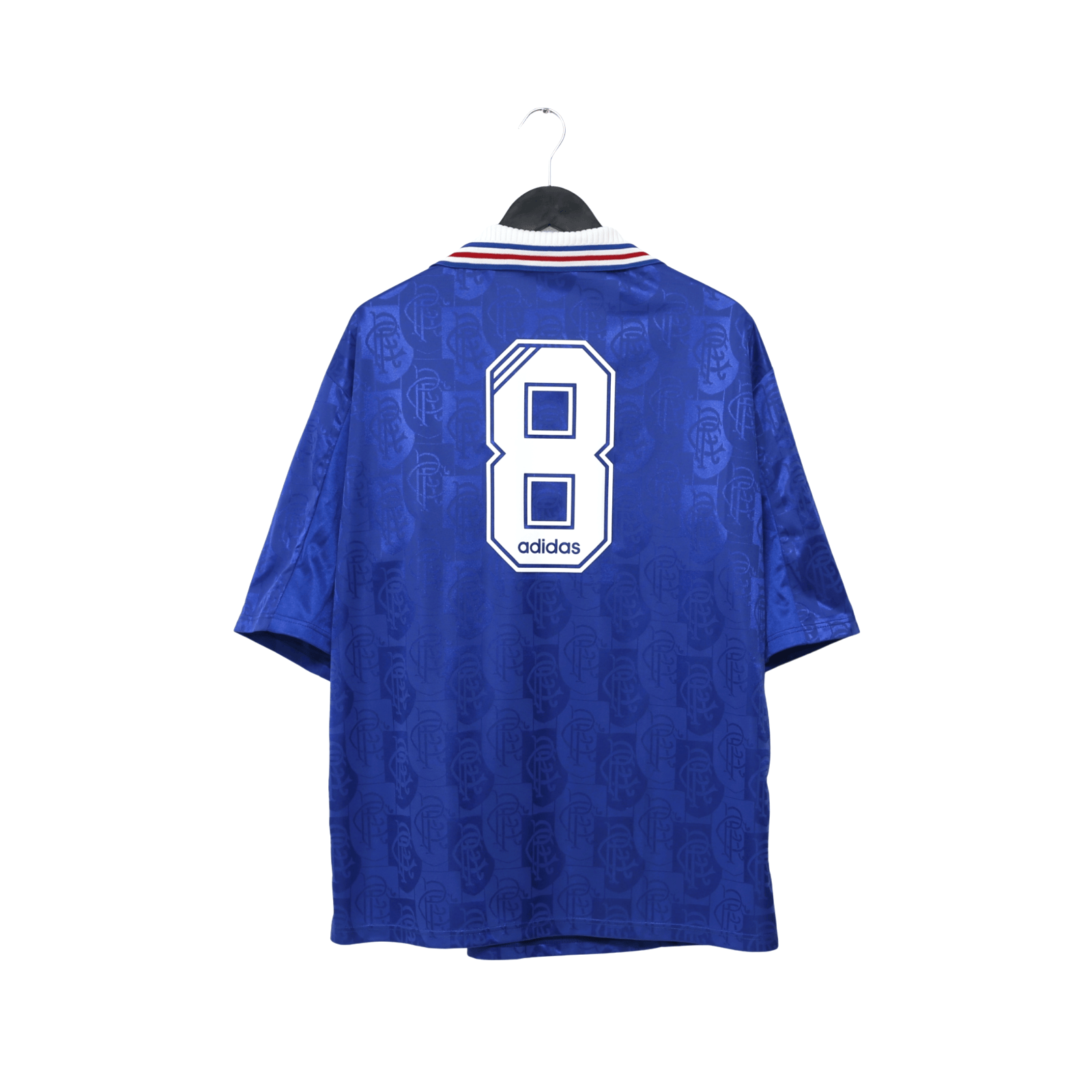 1996/97 Gascoigne #8 Rangers Vintage adidas Home Football Shirt (XL)