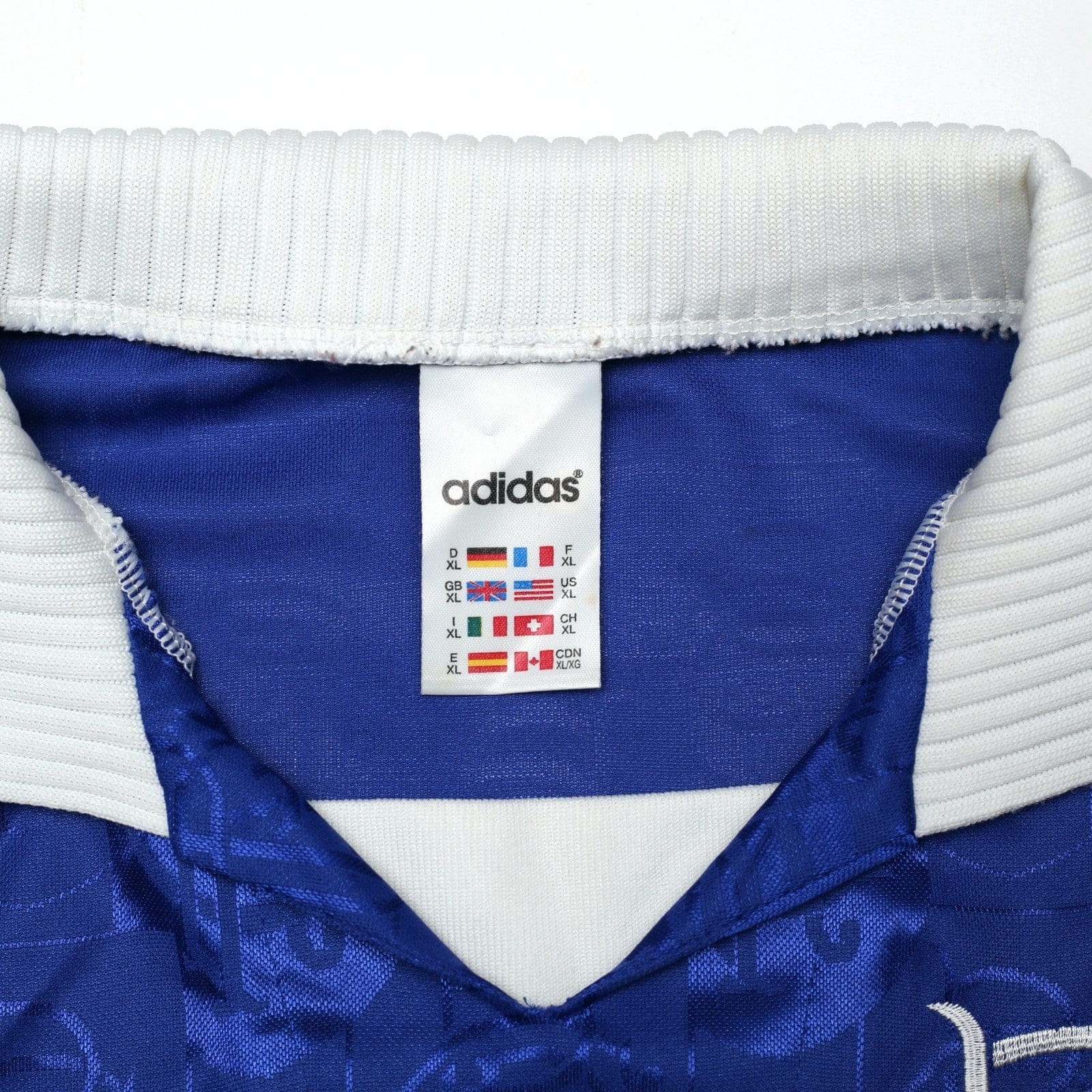 1996/97 Gascoigne #8 Rangers Vintage adidas Home Football Shirt (XL)