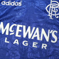 1996/97 Gascoigne #8 Rangers Vintage adidas Home Football Shirt (XL)