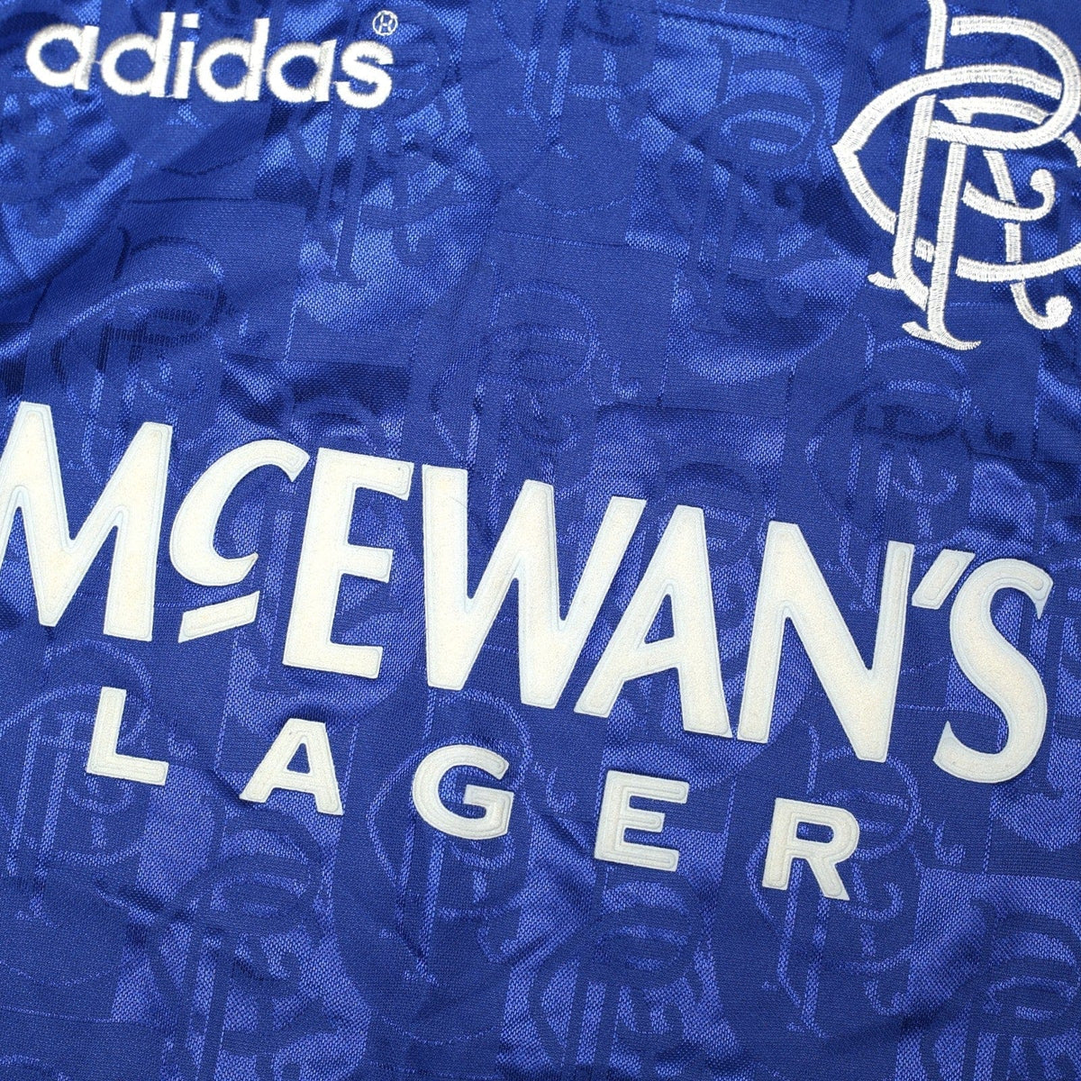 1996/97 Gascoigne #8 Rangers Vintage adidas Home Football Shirt (XL)